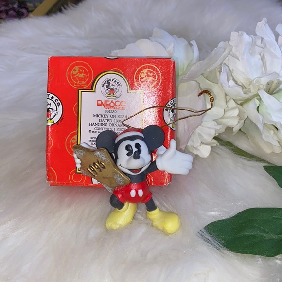 Enesco Mickey & Co. ‘Mickey on Star’ 1996 Hanging Ornament Walt Disney - Picture 6 of 17